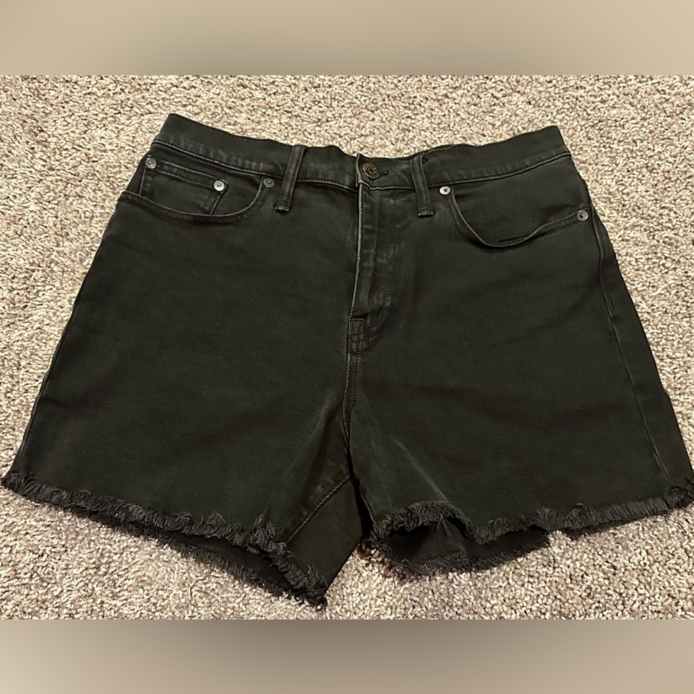Madewell Size 29 Black Jean Shorts
